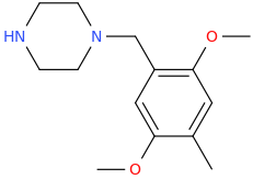 (1-piperazinyl)methyl-(4-methyl-2,5-dimethoxybenzene).png