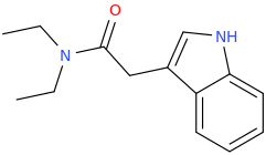 3-(N,N-diethylaminocarbonylmethyl)indole.png