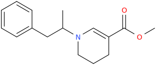 1-(2-phenyl-1-methylethyl)-1-aza-3-carbomethoxycyclohex-2-ene.png