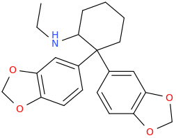 1,1-di(3,4-methylenedioxyphenyl)-2-ethylaminocyclohexane.png