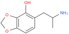 1-(2-hydroxy-3,4-methylenedioxyphenyl)-2-aminopropane.png