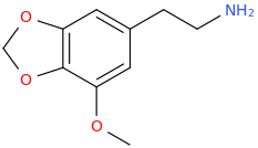   1-(3,4-methylenedioxy-5-methoxyphenyl )-2-aminoethane.png