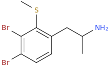1-(3,4-dibromo-2-(methylthio)phenyl)-2-aminopropane.png