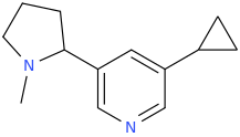 1-methyl-2-(3-cyclopropylpyridine-5-yl)-pyrrolidine.png
