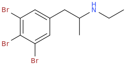    1-(3,4,5-tribromophenyl)-2-ethylaminopropane.png