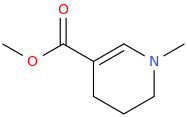 3-carbomethoxy-1-methyl-4,5,6-trihydropyridine.png