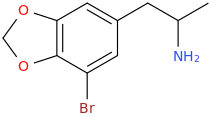 1-(2-aminopropanyl)-3,4-methylenedioxy-5-bromobenzene.png
