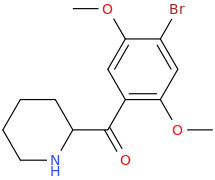 1-(4-bromo-2,5-dimethoxyphenyl)-1-(2-piperidinyl)methanone.png