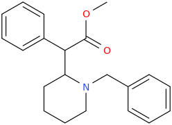 methyl%202-phenyl-2-(1-benzylpiperidin-2-yl)acetate.png