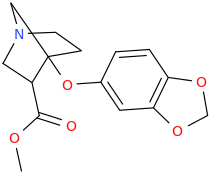  1-aza-3-carbomethoxy-4-(oxapiperonyl)norbornane.png