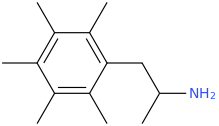 1-(2,3,4,5,6-pentamethylphenyl)-2-aminopropane.png