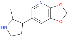2-methyl-3-(5,6-methylenedioxypyridine-3-yl)pyrrolidine.png