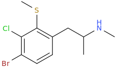 1-(3-chloro-4-bromo-2-methylmercaptophenyl)-2-methylaminopropane.png