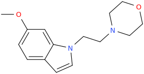 4-%5B2-(6-methoxyindol-1-yl)ethyl%5Dmorpholine.png