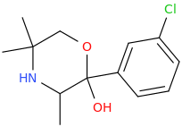 5%2C5-dimethyl-3-methyl-2-(3-chlorophenyl)-2-hydroxy-morpholine.png