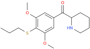 1-(3,5-dimethoxy-4-(propylthio)phenyl)-1-(2-piperidinyl)-methanone.png