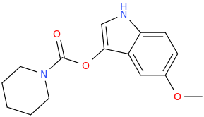  3-(piperidine-1-ylcarbonyloxy)-5-methoxyindole.png