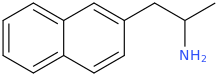 2-(2-aminopropane-1-yl)naphthalene.png