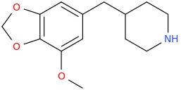 1-(3,4-methylenedioxy-5-methoxyphenyl)-1-(4-piperidinyl)methane.png