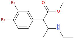 1-(3,4-dibromophenyl)-1-carbomethoxy-2-ethylaminopropane.png