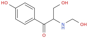 1-(4-hydroxyphenyl)-1-oxo-(1-hydroxymethylamino)propane-3-ol.png