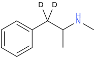 1-phenyl-1,1-dideutero-2-methylaminopropane.png