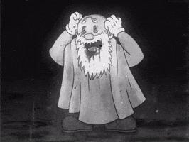 Black And White Cartoon GIF by TRASH GANG