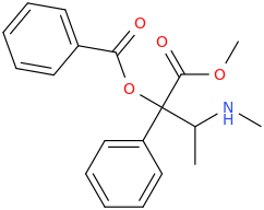 1-benzoyloxy-1-phenyl-1-carbomethoxy-2-methylaminopropane.png
