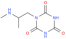 5-(2-methylaminopropanyl)-1,3,5-triazinane-2,4,6-trione.png