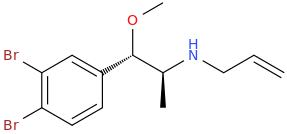 1-(3,4-dibromophenyl)-(1S)-1-methoxy-N-allyl-2-(2S)-aminopropane.png