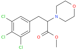 1-(3,4,5-trichlorobenzyl)-1-carbomethoxy-1-(-morpholinyl)methane.png