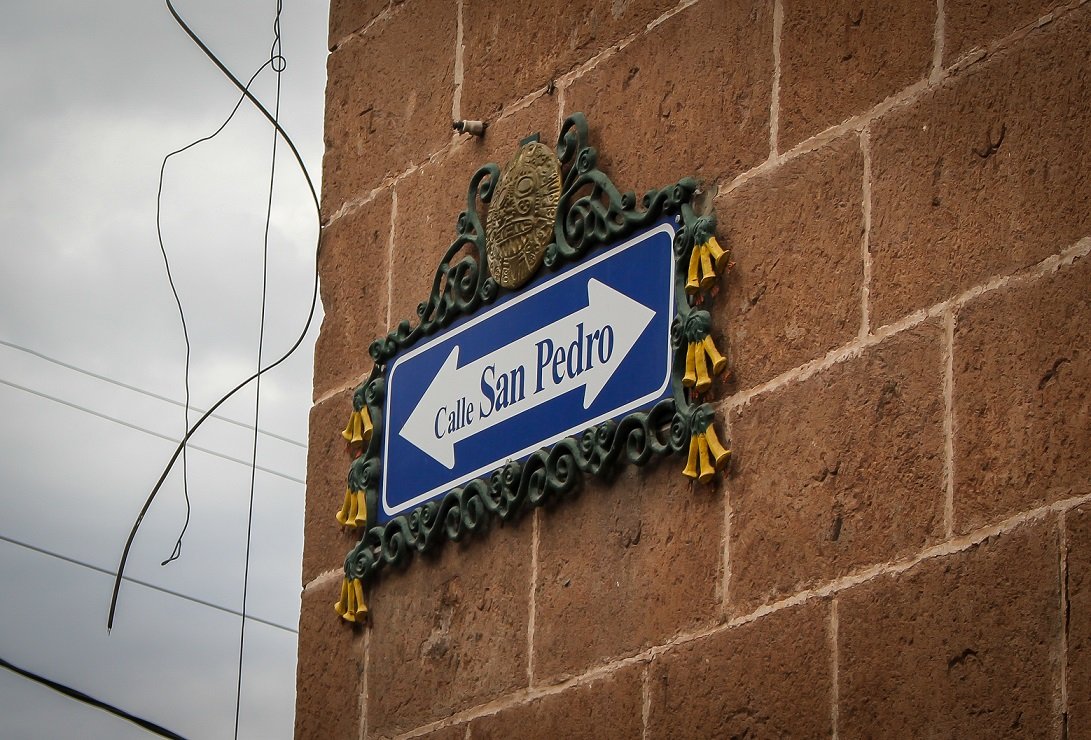 calle san pedro cusco