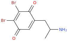 1-(3,4-dibromo-2,5-benzoquinone-1-yl)-2-aminopropane.png
