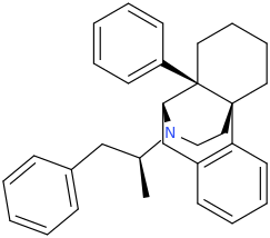 (1S)-17-(1-methyl-2-phenylethyl)-14-phenyl-morphinan.png