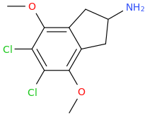 4,7-dimethoxy-5,6-dichloro-2-aminoindan.png