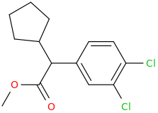 methyl%202-cyclopentyl-2-(3%2C4-dichlorophenyl)acetate.png