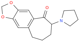2%2C3-methylenedioxy-5-oxo-6-pyrrolidinyl-benzocycloheptane.png