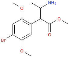 1-(2,5-dimethoxy-4-bromophenyl)-1-carbomethoxy-2-aminopropane.png