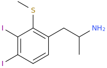 1-(3,4-diiodo-2-(methylthio)phenyl)-2-aminopropane.png