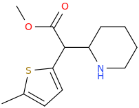 1-(5-methylthiophene-2-yl)-1-carbomethoxy-1-(2-piperidinyl)methane.png