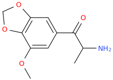 1-(3,4-methylenedioxy-5-methoxyphenyl)-2-amino-1-oxopropane.png