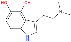 1-(4,5-dihydroxyindole-3-yl)-2-dimethylaminoethane.png