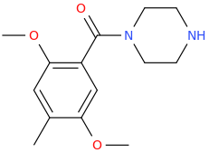 1-(2,5-dimethoxy-4-methylphenyl)-1-piperazinylmethanone.png