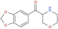 1-(3,4-methylenedioxyphenyl)-1-(morpholin-3-yl)-1-oxomethane.png