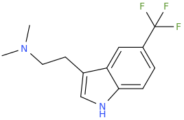 1-(5-trifluoromethylindole-3-yl)-2-dimethylaminoethane.png