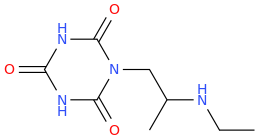 1-(2,4,6-trioxo-1,3,5-triazacyclohexyl)-2-ethylaminopropane.png
