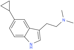 5-cyclopropyl-3-(dimethylaminoethyl)indole.png