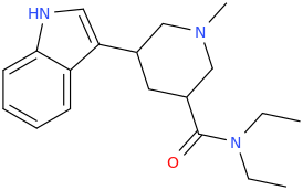 3-(indole-3-yl)-5-(diethylaminomethanoneyl)-1-methylpiperidine.png