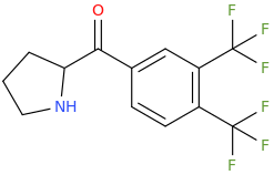 1-(2-azacyclopentyl)-1-(3,4-di(trifluoromethyl)phenyl)-methanone.png