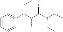 (2R)-1-phenyl-1-ethyl-2-methyl-3-(diethylamino)-3-oxopropane.png
